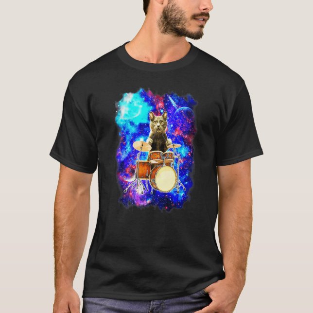 Cats In Outer Space T-Shirt (Front)