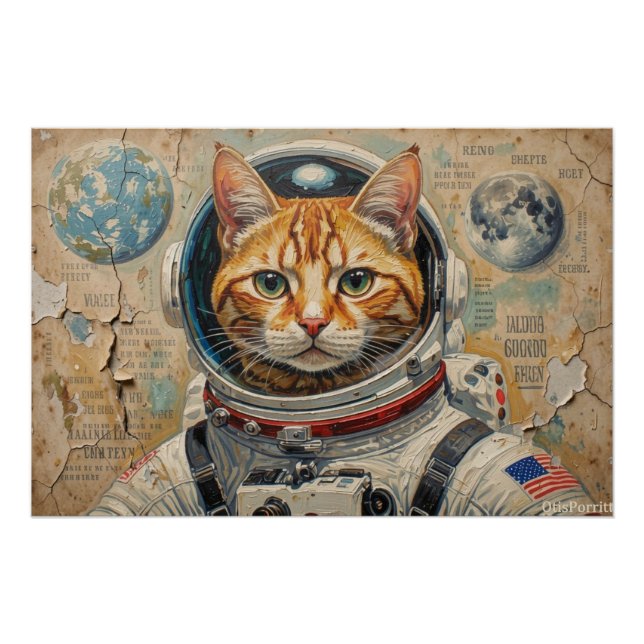 CATS IN SPACE 10 POSTER (Front)