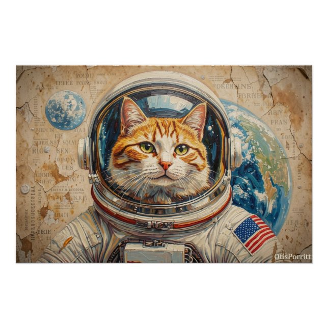 CATS IN SPACE 4 POSTER (Front)
