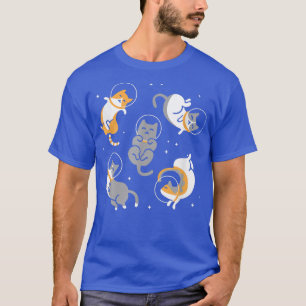 Cats In Space Funny Cat Astronaut Galay Cat Cat Lo T-Shirt