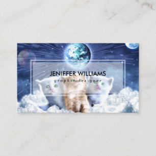 Cats in the cloud Business Card