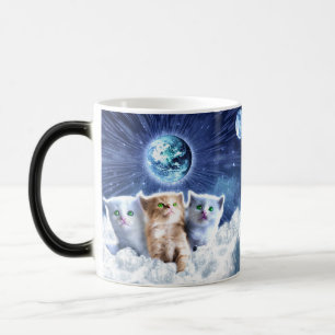 Cats in the cloud magic mug