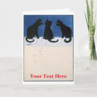 Cats in the Snow - Louis Wain