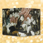 Cats Kittens Vintage Animal Art Monogrammed Office Binder<br><div class="desc">Create your own custom, personalized, monogrammed, vintage animal art lovers, home / office / school / wedding albums / recipe book / photo album / kitchen binder, featuring a wonderful intricate detailed vintage oil painting on canvas, by Carl Kahler, featuring a clowder of 42 majestic beautiful cute cats and kittens,...</div>