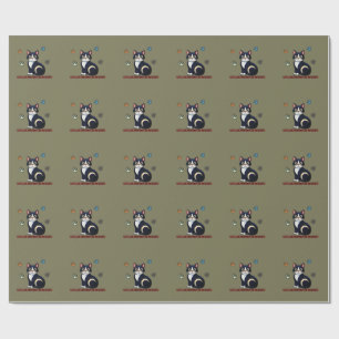 Cats Leave Paw Prints on Our Hearts T-Shirt Wrapping Paper