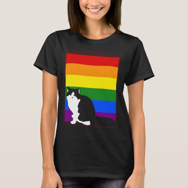 Cats Lgbt T-Shirt (Front)