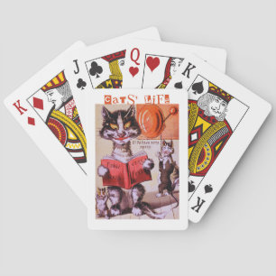 Cat's Life - Life is Funny ! Be a Cat! Playing Cards