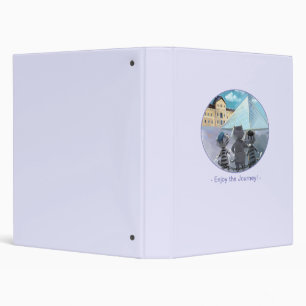 Cats Louvre Paris - Enjoy Scrapbook/Album  Binder
