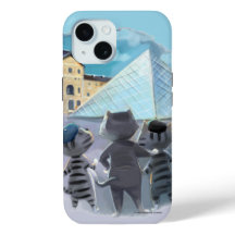 Cats Louvre Paris - Tough Phone Case
