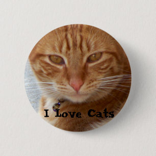 Cat's Lover_ 2 Inch Round Button
