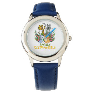 CATS LOVER  COLORFUL FUNNY  WATCH