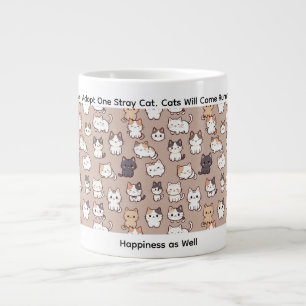 Cats' Lover Funny Large Coffee Mug