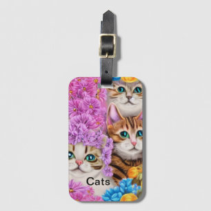 Cats Luggage Tag