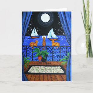 Cats Magical Night Nite Magic Card