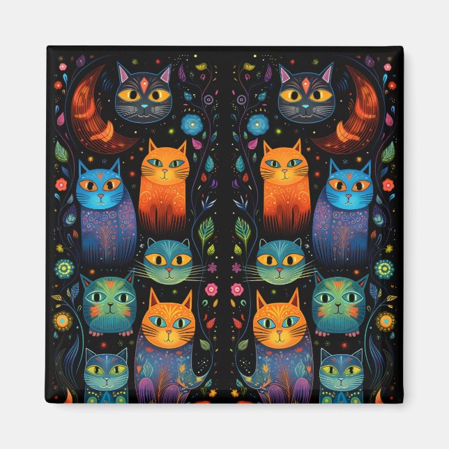 cats magnet (Front)