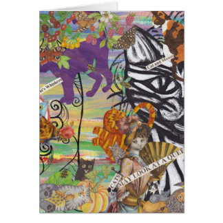 Cats May Look at a Queen Card