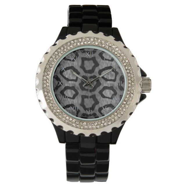 Cat's Meow Animal Print Watch (Front)