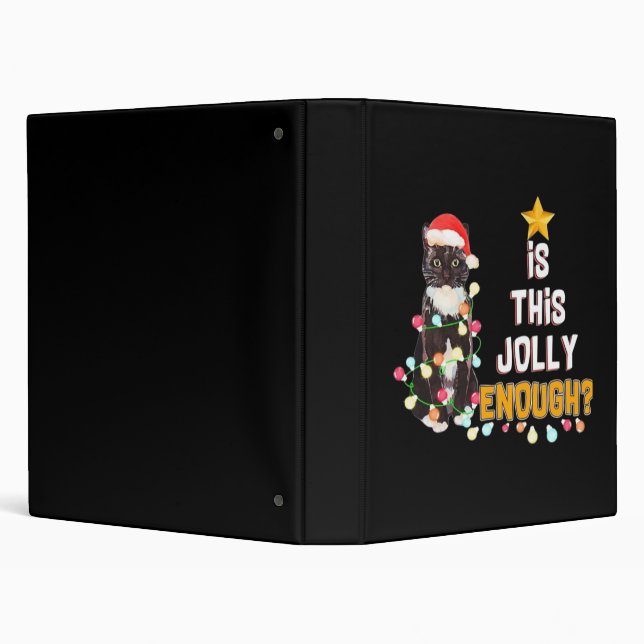 Cats Merry Chirstmas  Binder (Background)