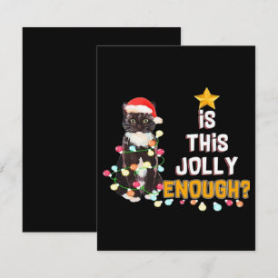 Cats Merry Chirstmas Enclosure Card