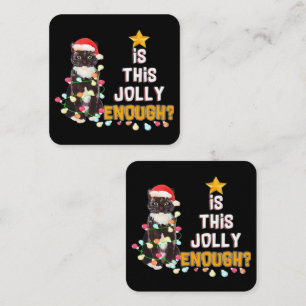 Cats Merry Chirstmas Loyalty Card