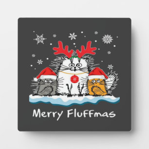 Cats Merry Plaque
