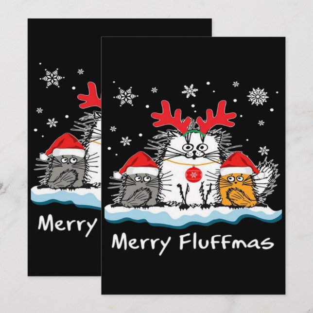 Cats Merry  Save The Date (Front/Back)