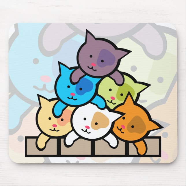 Cats Mouse Pad (Front)