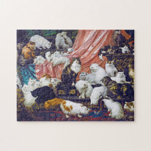 Cats (My Wife's Lovers), Carl Kahler Jigsaw Puzzle