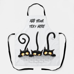 Cats Naughty, Playful and Funny Characters Apron