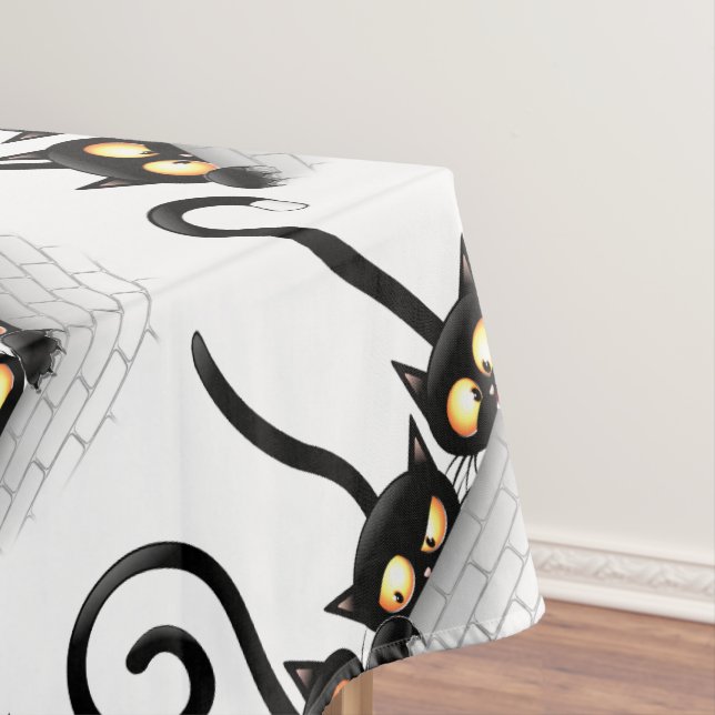Cats Naughty, Playful and Funny Characters Tablecloth (In Situ)