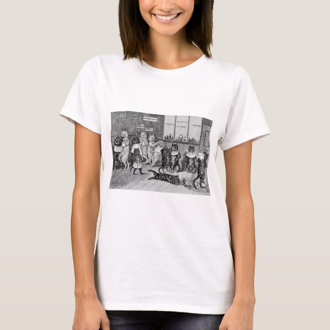 Cats of Barber, Louis Wain T-Shirt (Front)