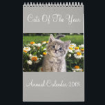 Cats Of The Year Annual Calendar 2018<br><div class="desc">Cats Of The Year Annual Calendar 2018</div>