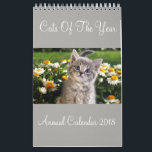 Cats Of The Year Annual Calendar 2018<br><div class="desc">Cats Of The Year Annual Calendar 2018</div>