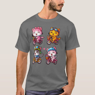 Cats on Bikes boy T-Shirt