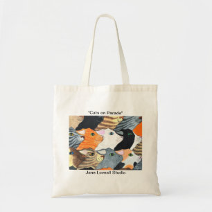 Cats on Parade Tote Bag