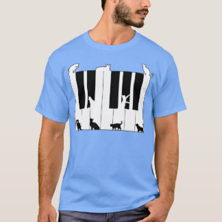 Cats On Piano Keys  T-Shirt