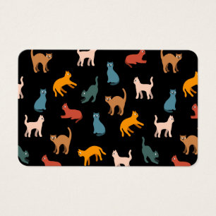 Cats on the black