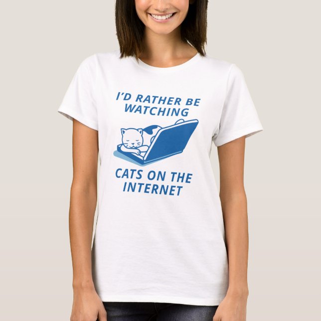Cats On The Internet T-Shirt (Front)