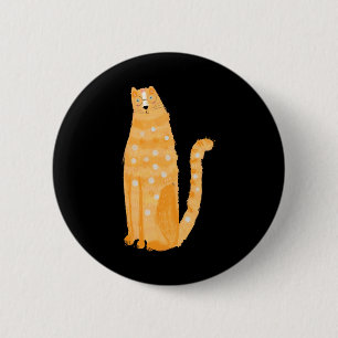 Cats Orange 2 Inch Round Button