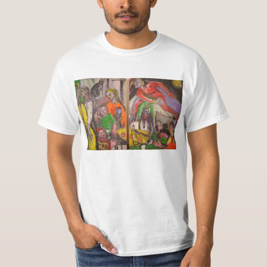 Cats painting by Olga Budker T-Shirt