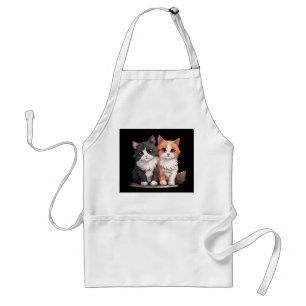 Cats Pair Art Standard Apron