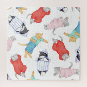 CATS PAJAMAS 20"X20" Puzzle