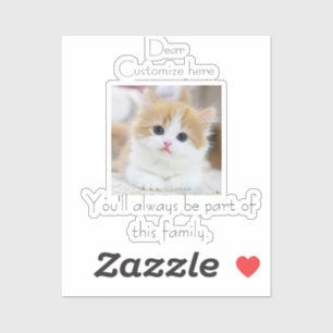 cats, part of the family, Simple cute Cat mom Gift