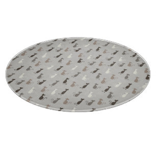Cats pattern cutting board