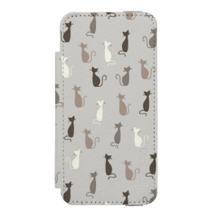 Cats pattern incipio watson™ iPhone 5 wallet case