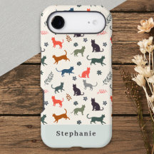 Cats Pattern Modern Elegant Personalized
