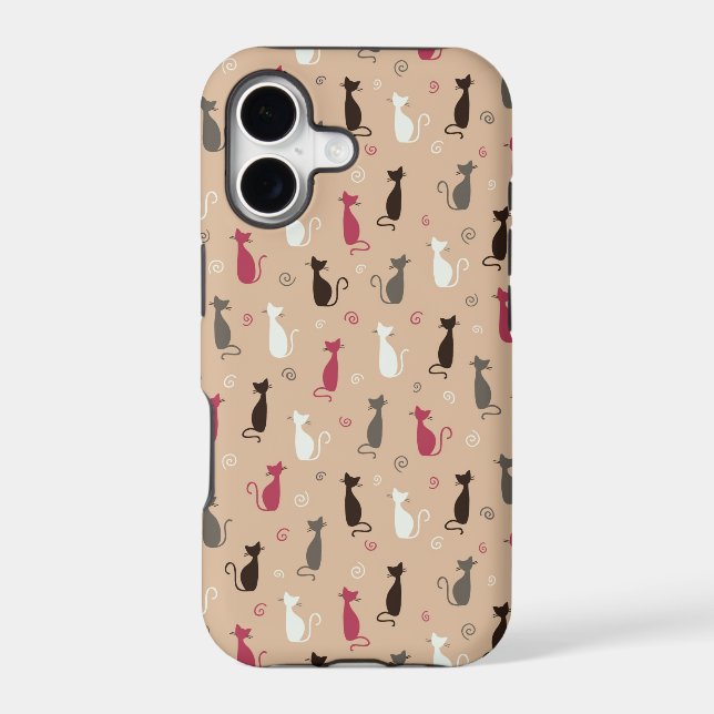 cats Pattern Pink (Back)