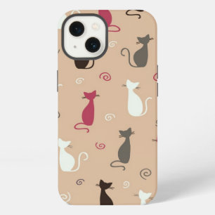 cats Pattern Pink iPhone 13 Case