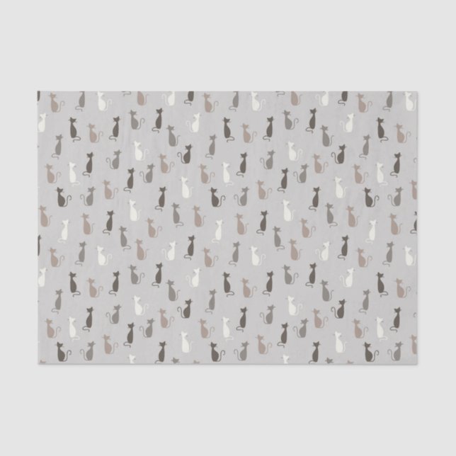 Cats pattern tissue paper (Front)