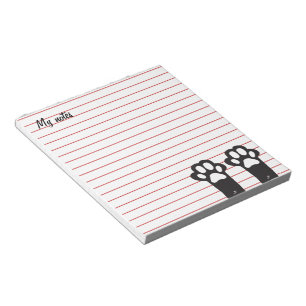 Cats paw notepad